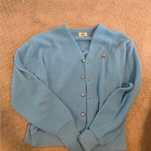 Lacoste Men's Light Blue Cardigan